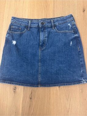 Old Navy Blue Denim Mini Skirt